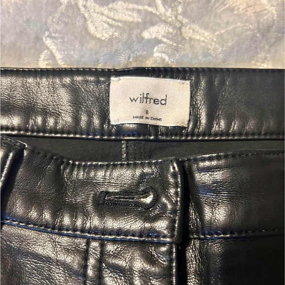 Black Leather Melina from Aritzia